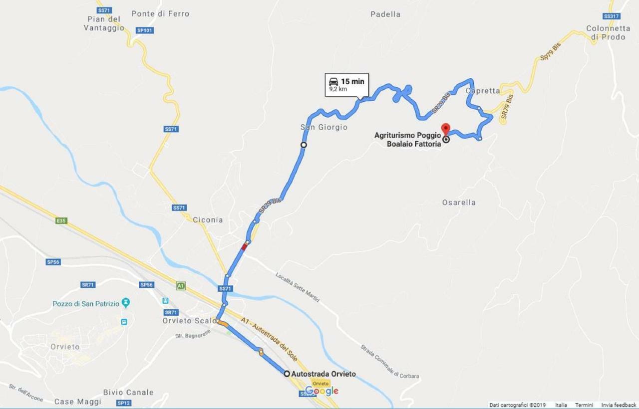 אורביאטו Agriturismo Fattoria Poggio Boalaio מראה חיצוני תמונה